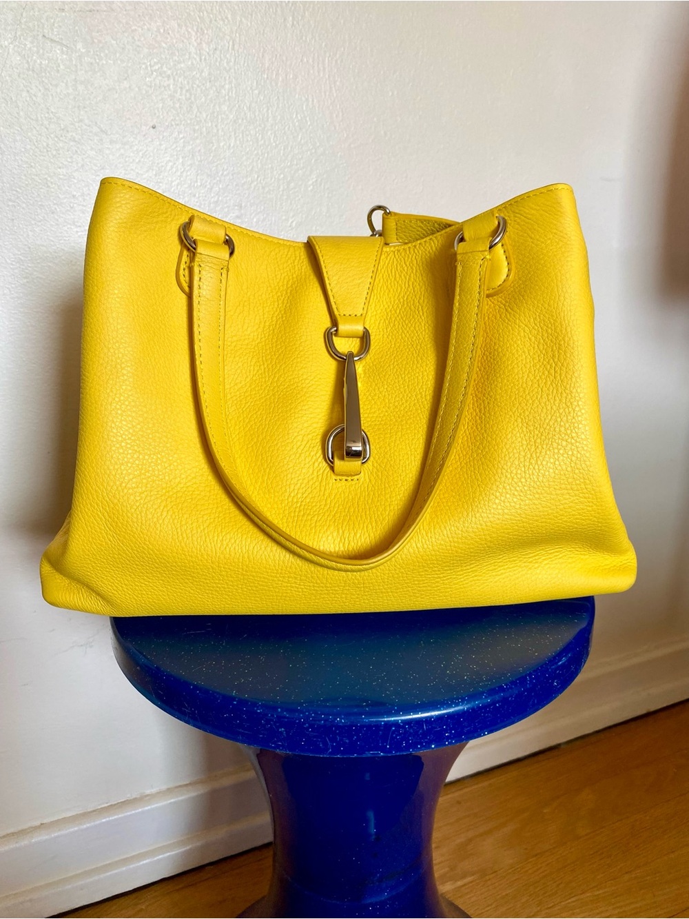 💛 Y2K Pebbled Leather Purse Crossbody Satchel 💛